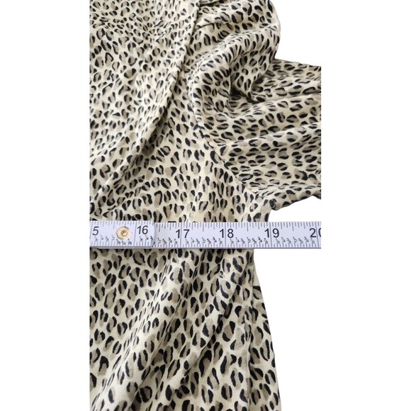 Vintage Kwai Blazer‎ Jacket Women Size 8 Double Breasted Animal Print Lapelless - Picture 6 of 6